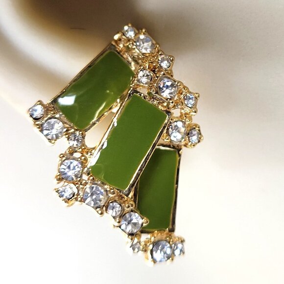 Green Mini Earrings - Picture 3 of 8